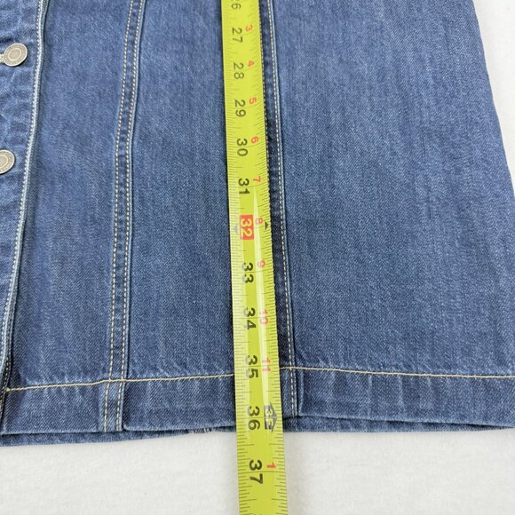 Time And Tru Women's Denim Sleeveless V-neck Button-Down Dress Size XL 16-18 NWT - Picture 9 of 9